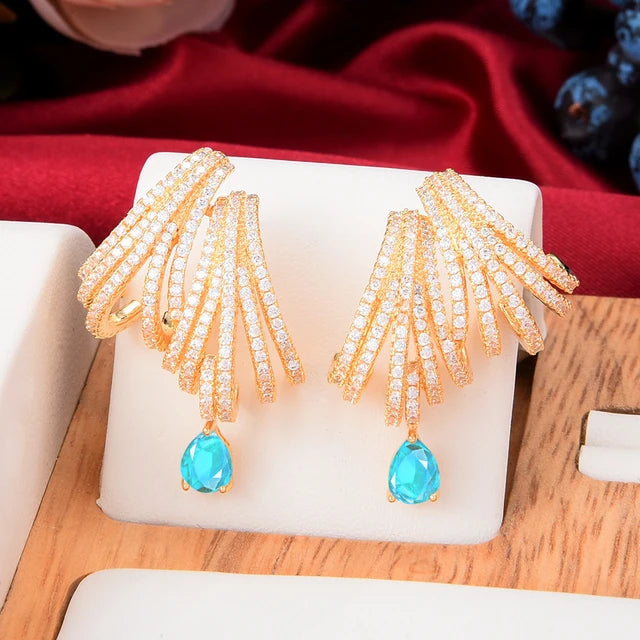 Luxury Double Claws Stud Earrings