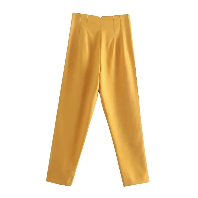 Fashion Office Wear High waist Pants