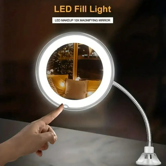 Flexible Makeup Mirror with LED Light