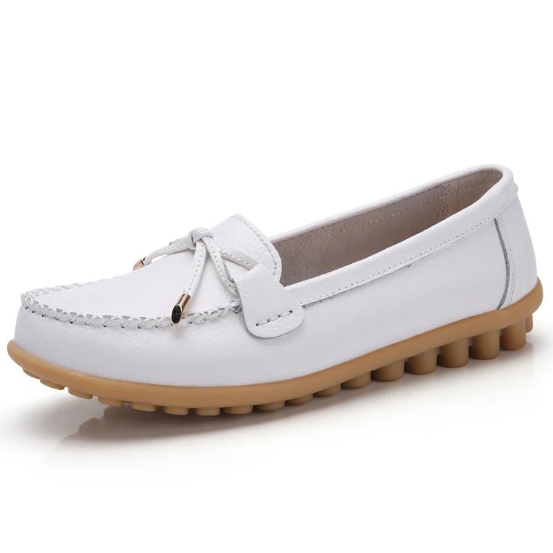 Shoes Ballet Flat Sneakers Genuine Leather