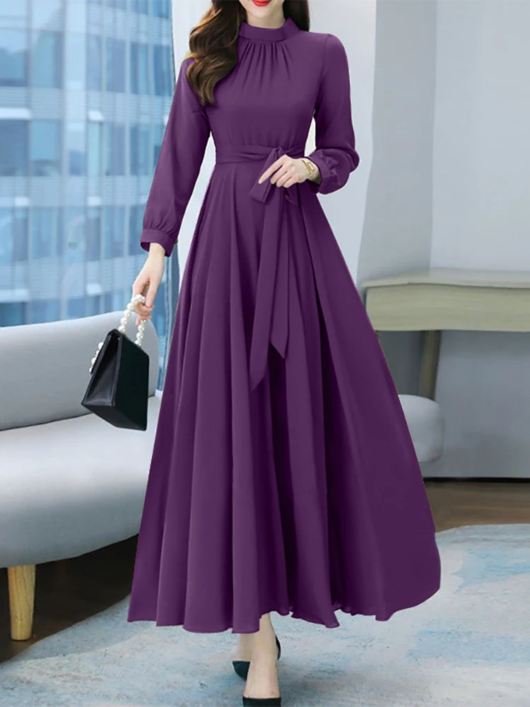 Autumn Women Fashion Party Dress