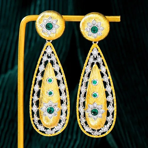 Wide Bangle Earrings Ring Jewelry Sets