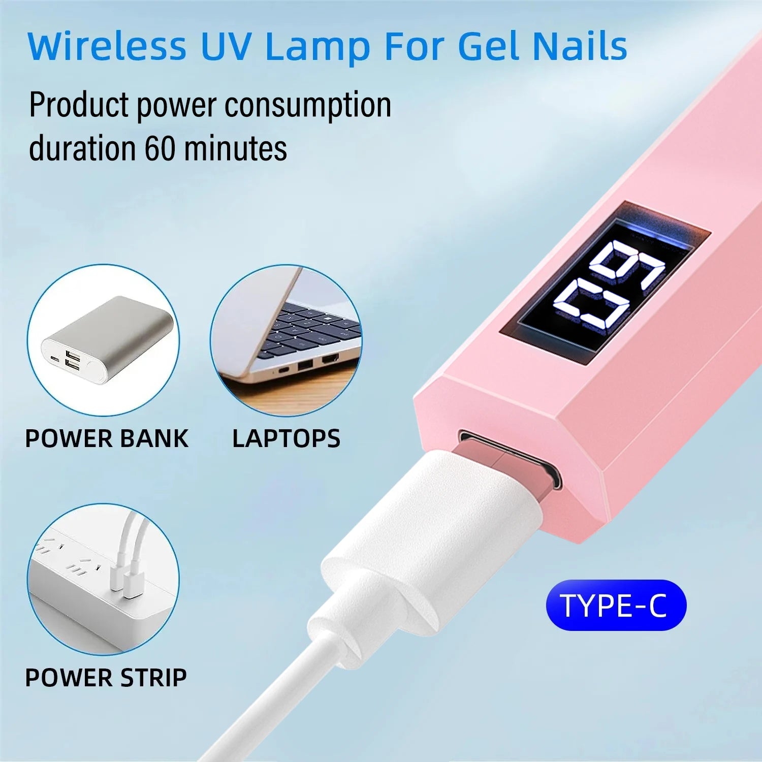 Convenient Handheld Nail Dryer