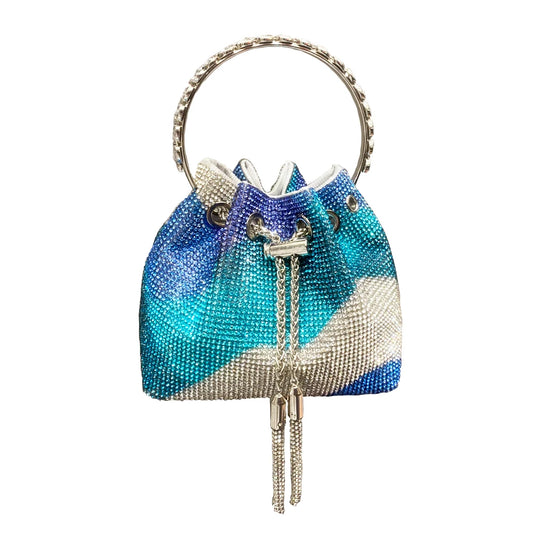 Bucket clutch purse Crystal bag