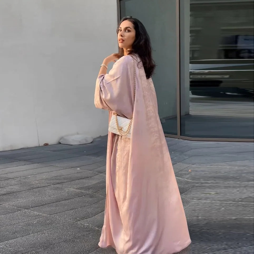 Open Sleeves Trend Long Abaya Robes