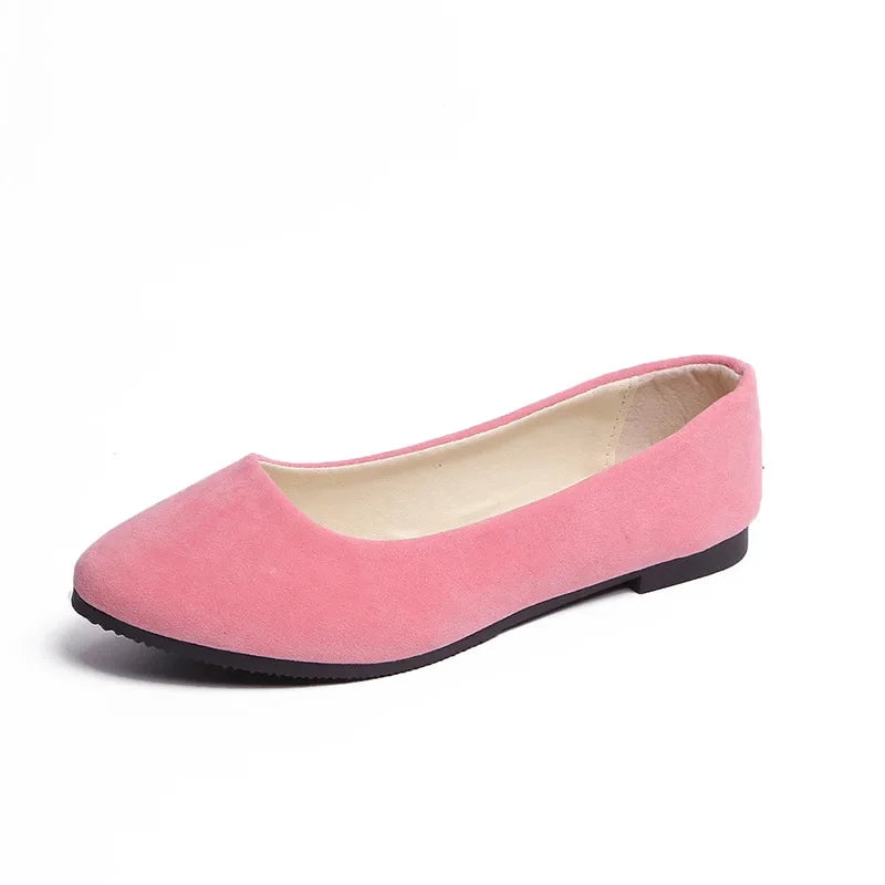 Plus Size 35-43 Women Flats Slip