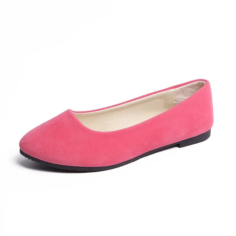 Plus Size 35-43 Women Flats Slip