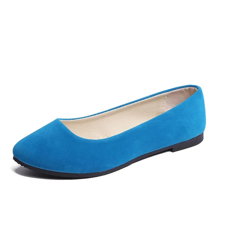 Plus Size 35-43 Women Flats Slip