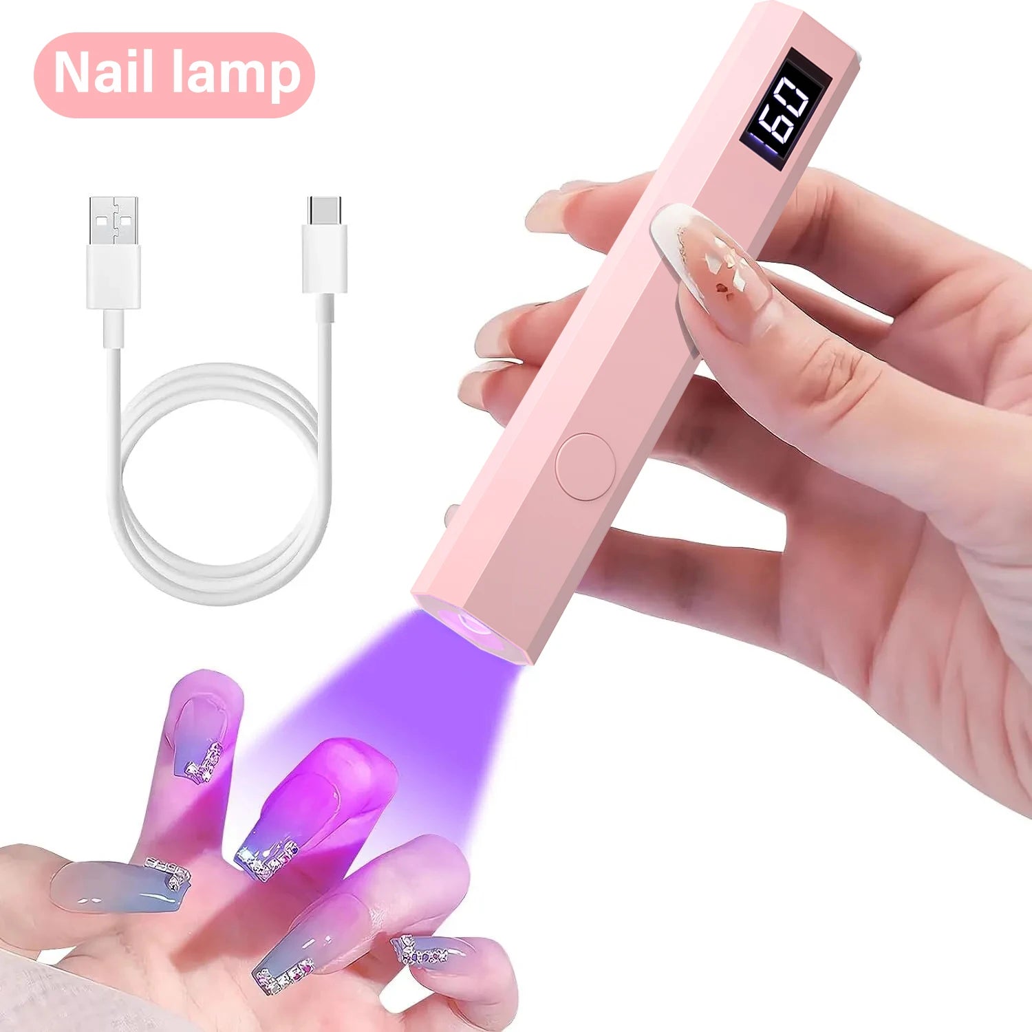 Convenient Handheld Nail Dryer