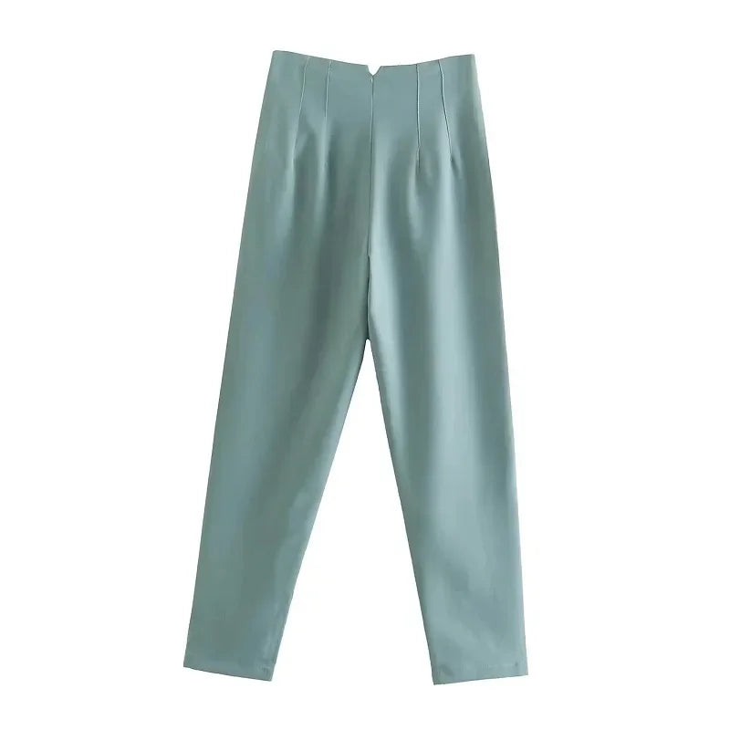 Fashion Office Wear High waist Pants