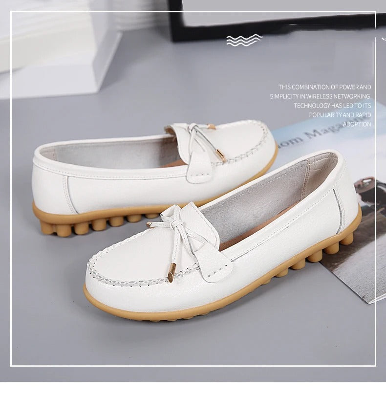 Shoes Ballet Flat Sneakers Genuine Leather