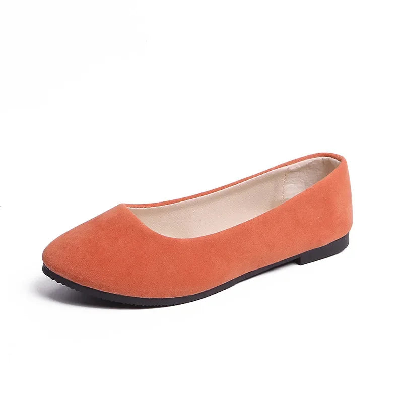 Plus Size 35-43 Women Flats Slip