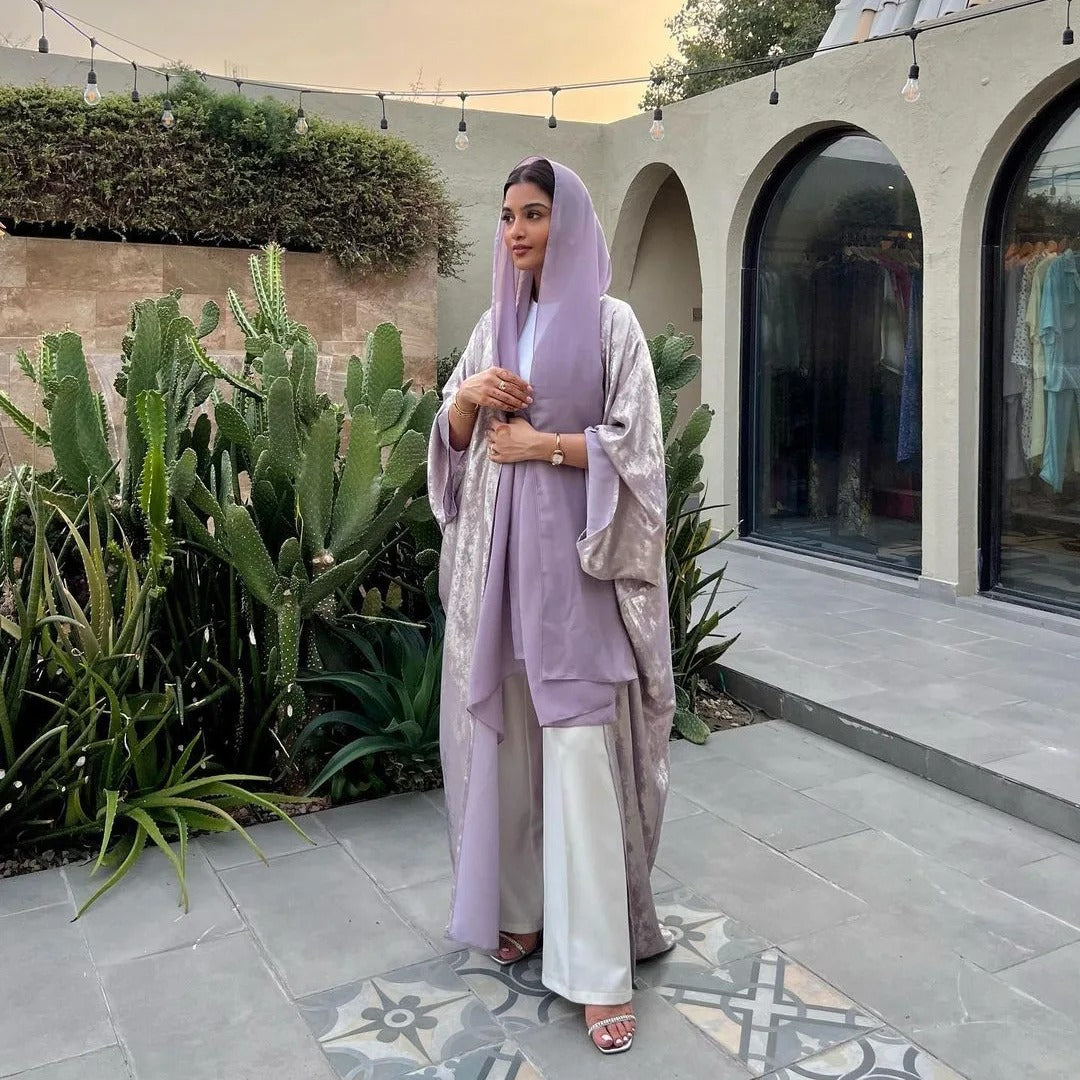 Open Sleeves Trend Long Abaya Robes