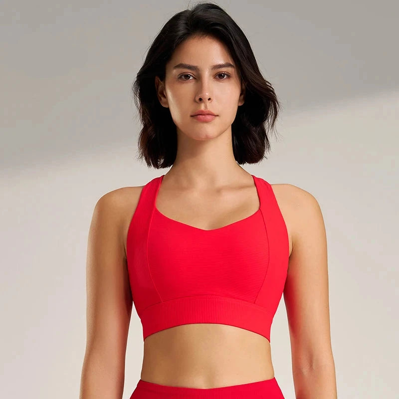 Women's sports and fitness bra