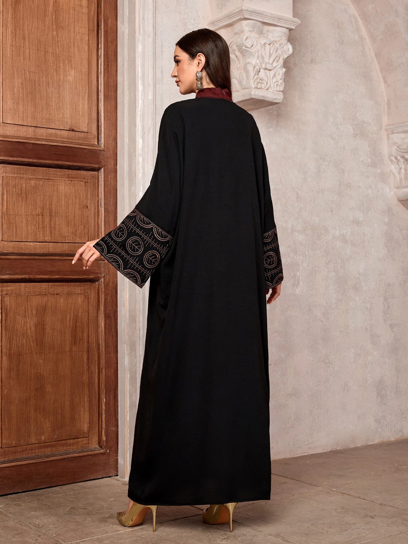 Embroidery Modest Dress