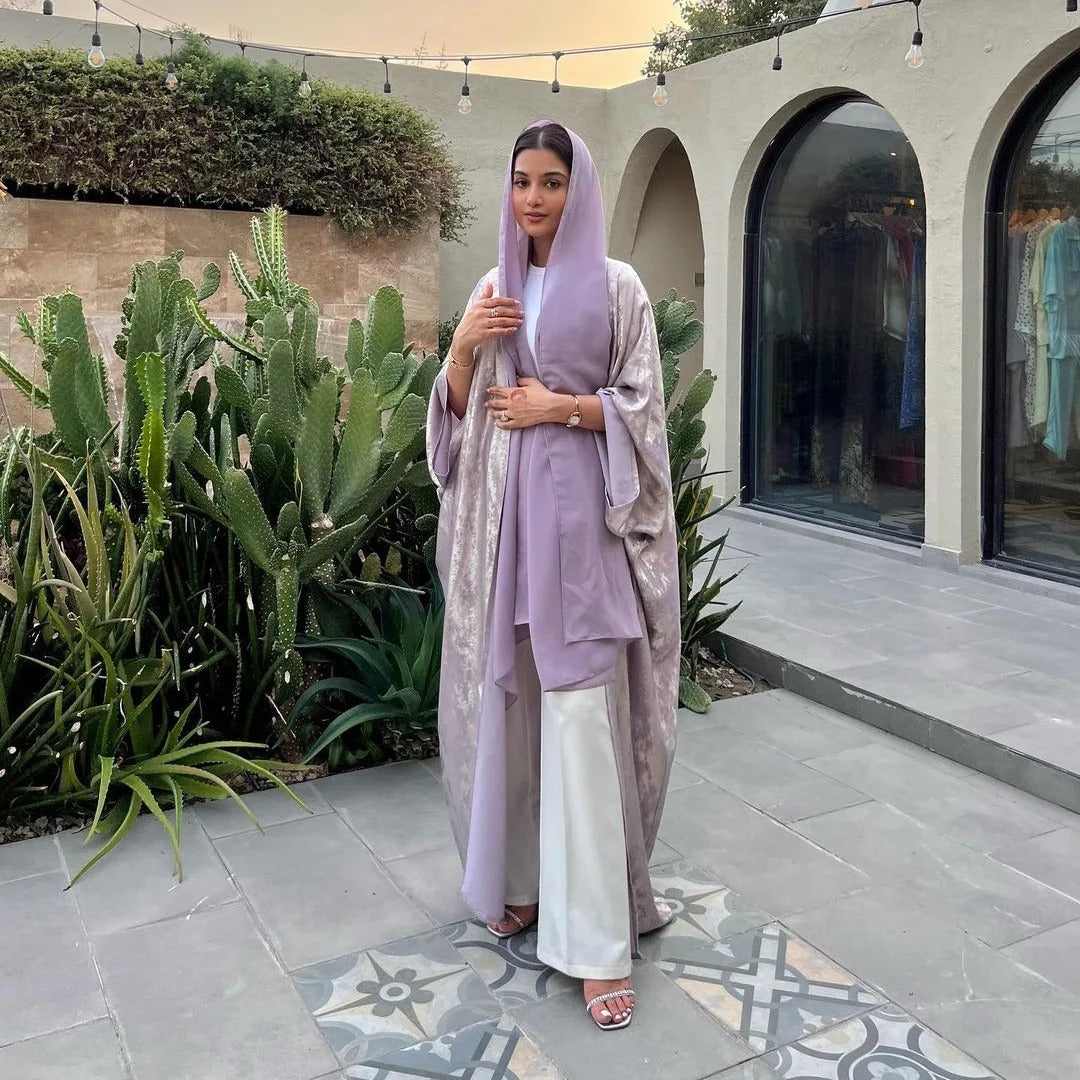 Open Sleeves Trend Long Abaya Robes