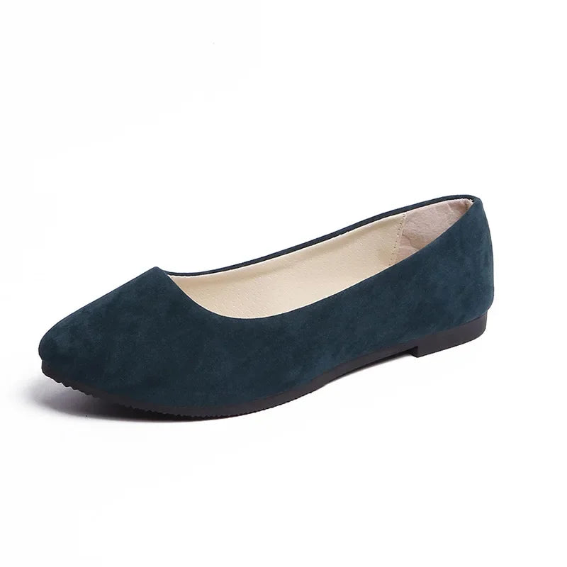 Plus Size 35-43 Women Flats Slip