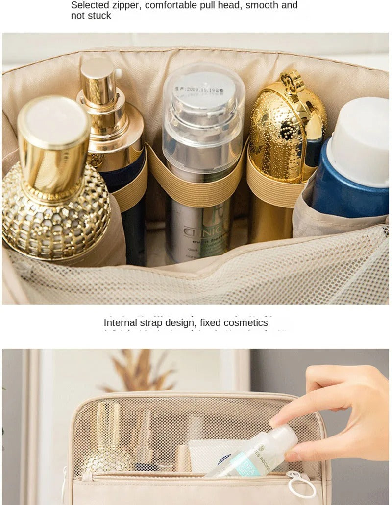 Travel Makeup Bag Waterproof Toiletries Organizer