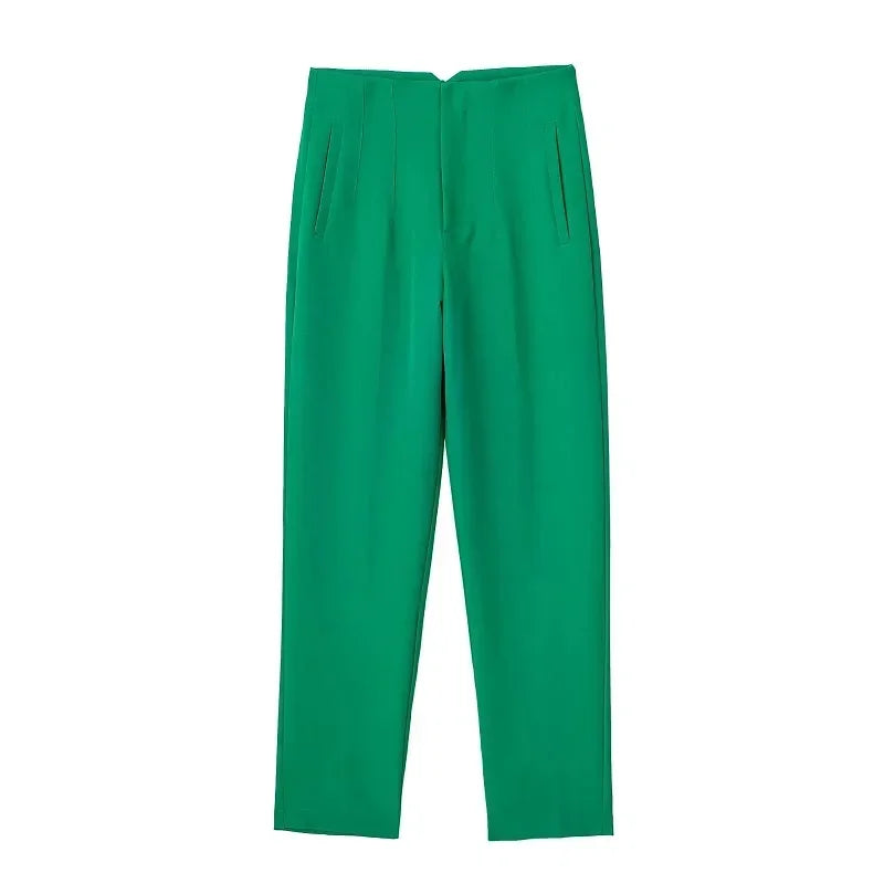 Fashion Office Wear High waist Pants