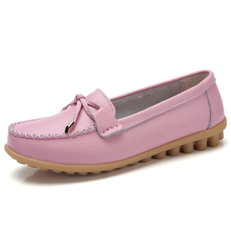 Shoes Ballet Flat Sneakers Genuine Leather