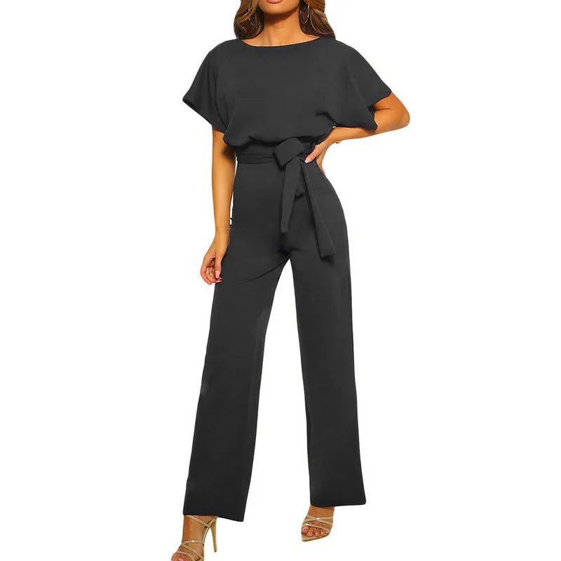 Women Romper Jumpsuit Office Ladies