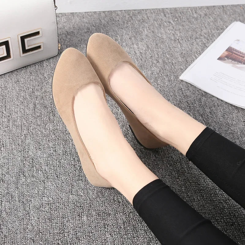 Plus Size 35-43 Women Flats Slip