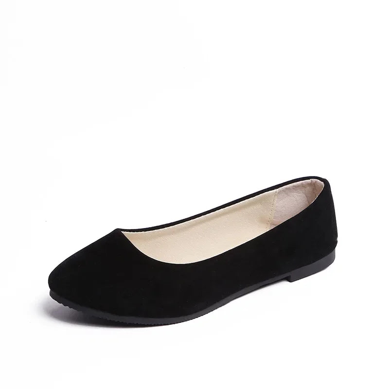 Plus Size 35-43 Women Flats Slip