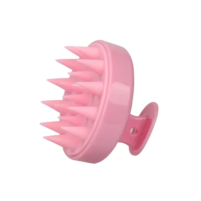 Silicone Shampoo Brush Head Scalp Massage Comb