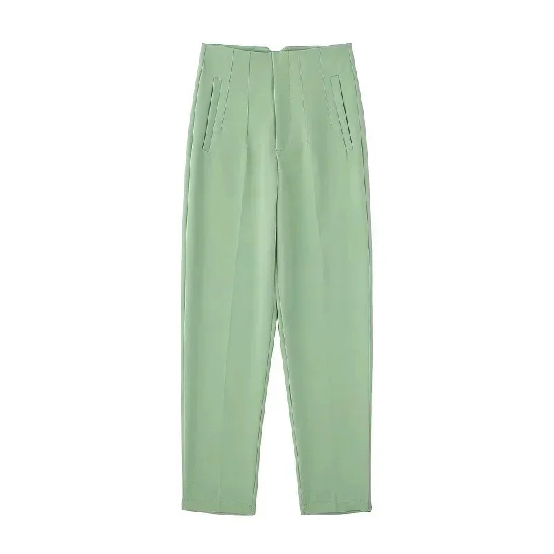 Fashion Office Wear High waist Pants