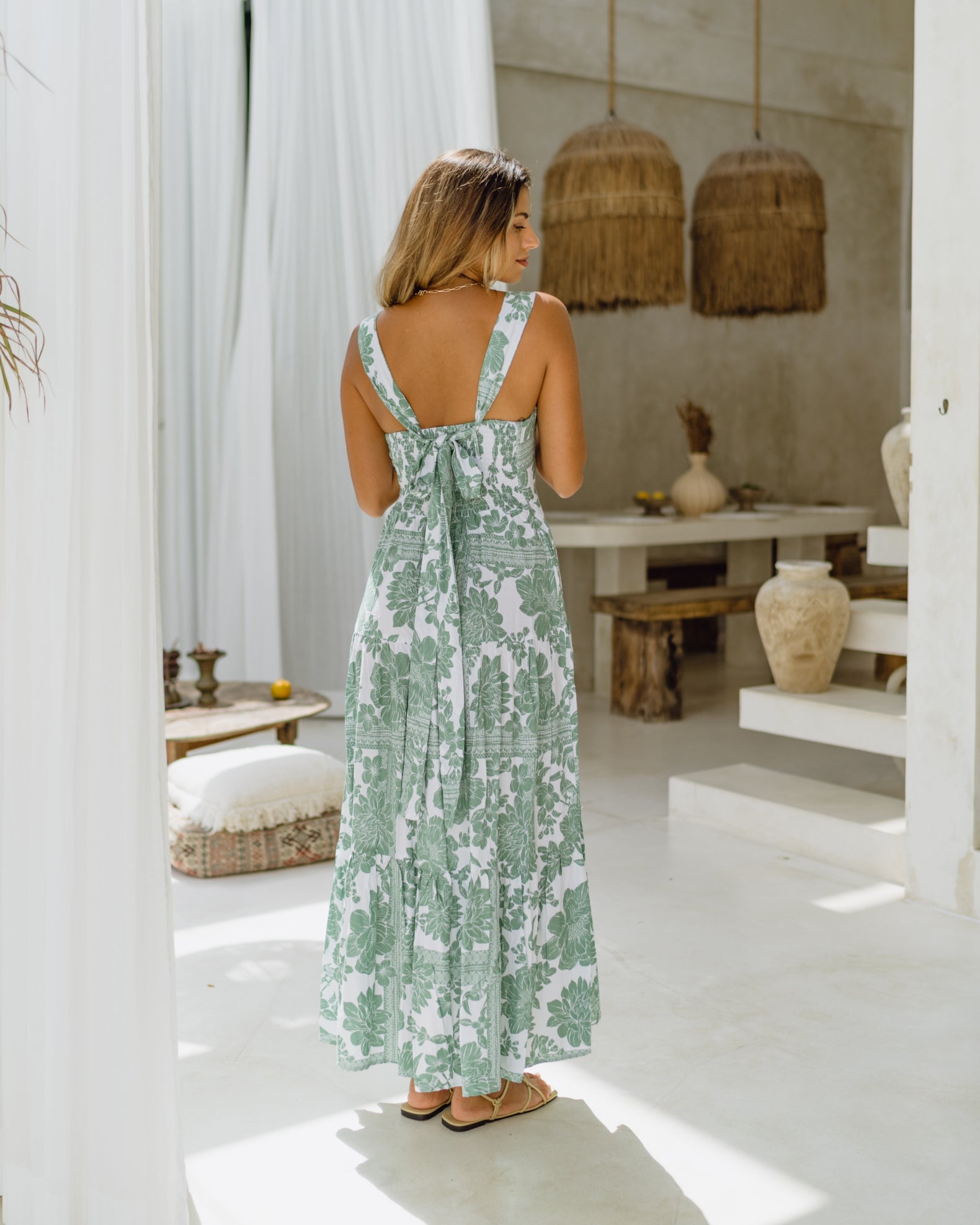 Viridiana Floral Maxi Dress